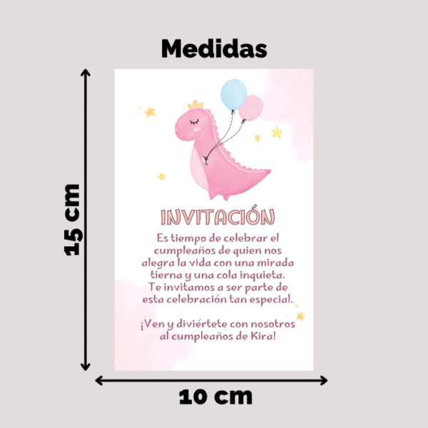Tarjeta Invitación Nº4 - Imagen 3