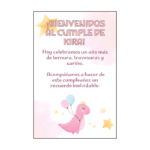 Tarjeta Bienvenida Nº4