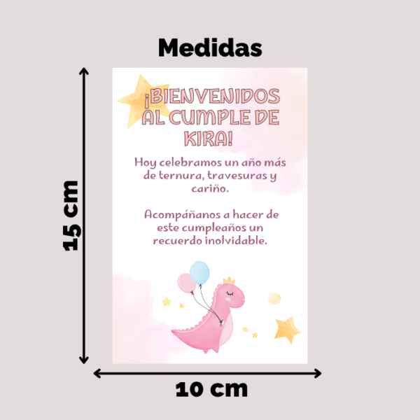 Tarjeta Bienvenida Nº4 - Imagen 3
