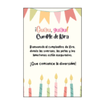 Tarjeta Bienvenida Nº1