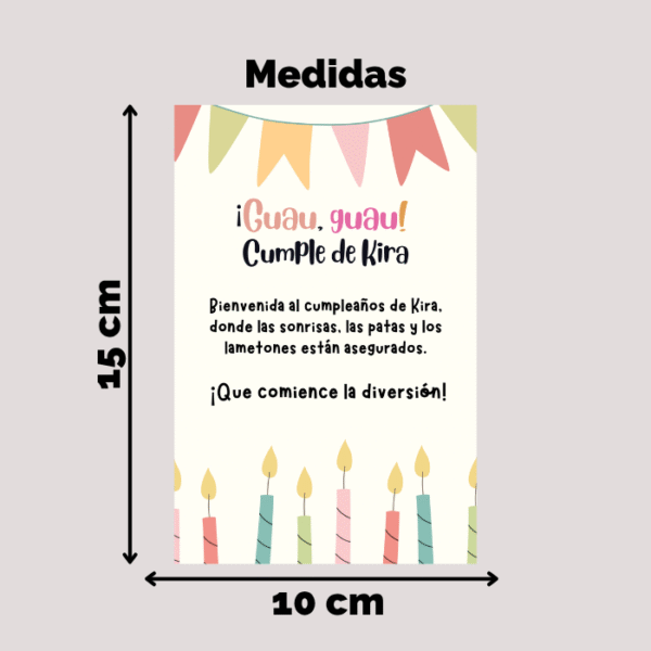 Tarjeta Bienvenida Nº1 - Imagen 3