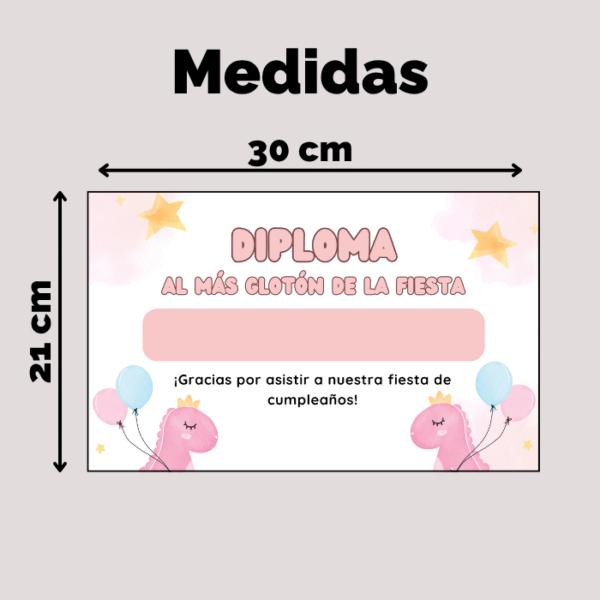 Diploma Nº4 (Pack de 5) - Imagen 4