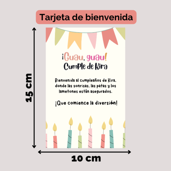 Kit para cumpleaños de mascota Nº1 - Imagen 8