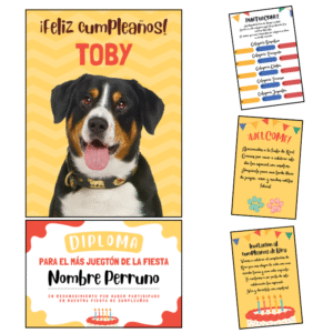 Kit para cumpleaños de mascota Nº2