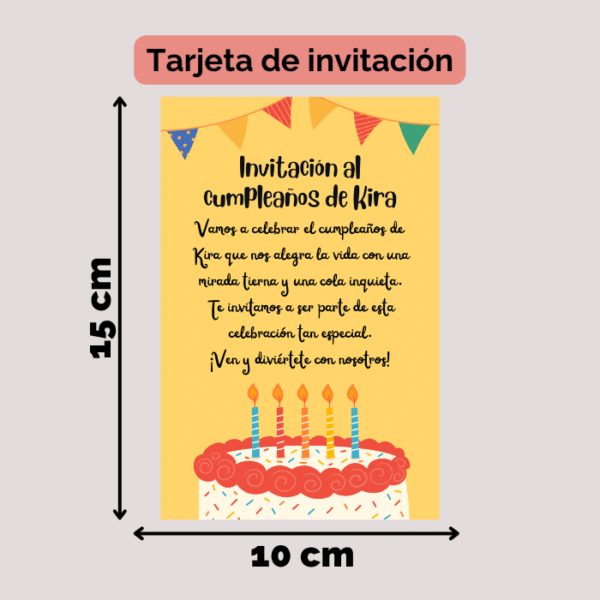 Kit para cumpleaños de mascota Nº2 - Imagen 7