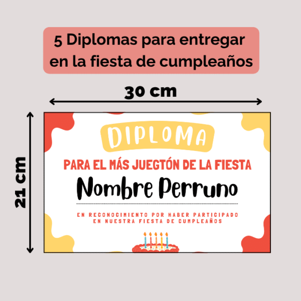 Kit para cumpleaños de mascota Nº2 - Imagen 9